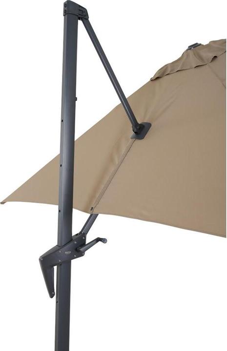 Image du produit Siena Garden Vito Parapluie anthracite/taupe 250 x 250 cm (2.50 m)
