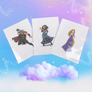 Productafbeelding Craft Buddy Crystal Art Disney 100 Sticker Album Starterspakket