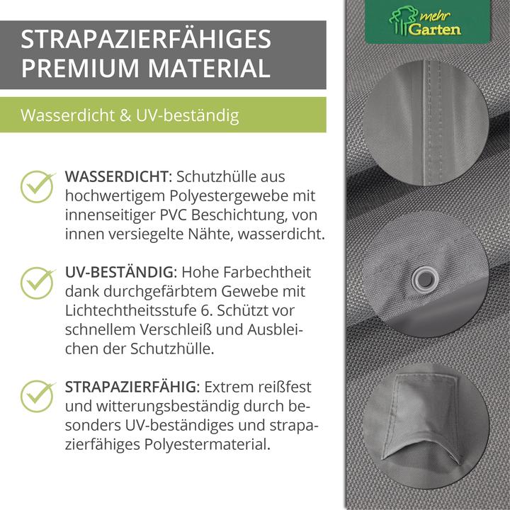 Actual product image Mehr Garten Premium Schutzhülle für Gartentisch Rechteckig