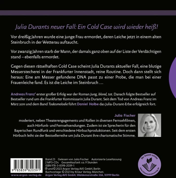Actual product image The double death (Daniel Holbe, Andrew Francis, Julia Fischer, German)