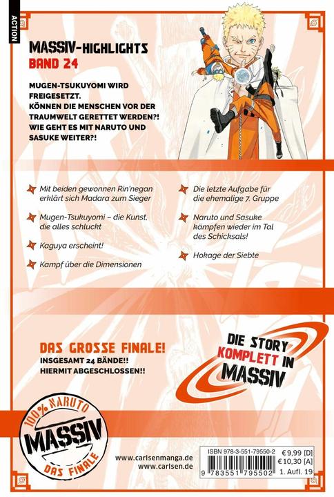Produktbild NARUTO Massiv 24 (Deutsch, Masashi Kishimoto, 2019)