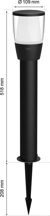 Actual product image WiZ Tunable White & Color 300lm Elpas Extension (300 lm, IP65)