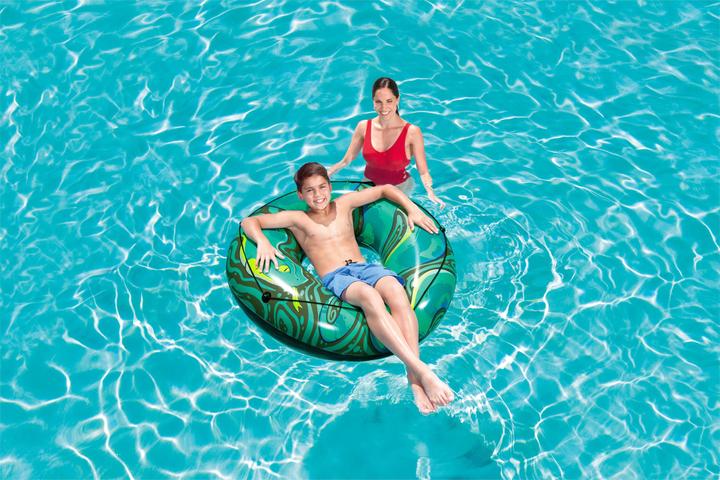 Produktbild Bestway Inflatable Swim Ring River Gator F1.19m, Black, Orange, Swim ring, Image, Vinyl, 12 yr(s), C