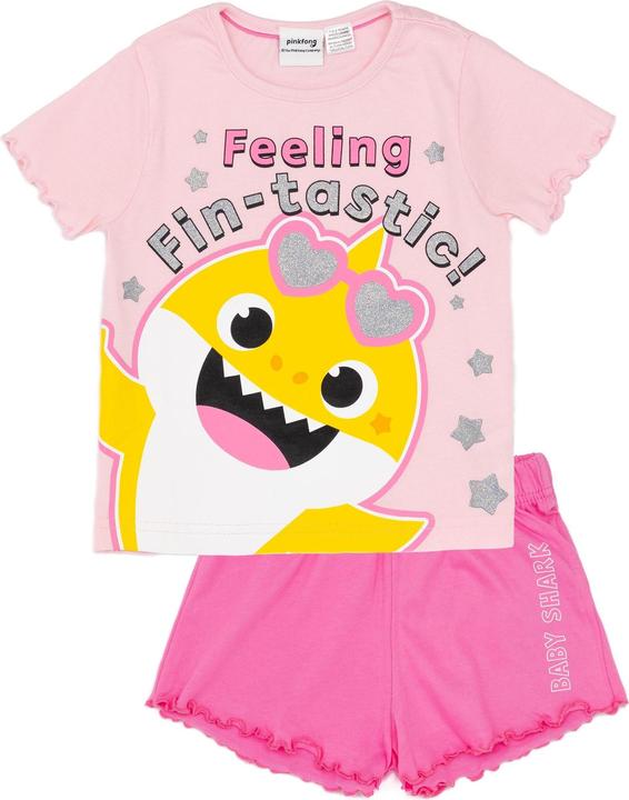Pinkfong Feeling FinTastic Schlafanzug mit Shorts Mädchen