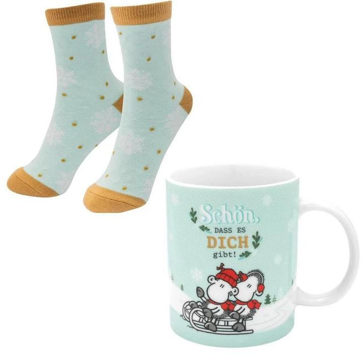 Image du produit Sheepworld Article de fan Ensemble tasse-chaussettes Toi taille 36 - 40 (Une unité par pack, 36 - 40)