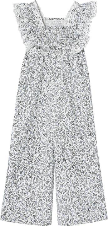 Produktbild Vertbaudet Festlicher Mädchen Jumpsuit mit Blumenprint und Lochstickerei (104)