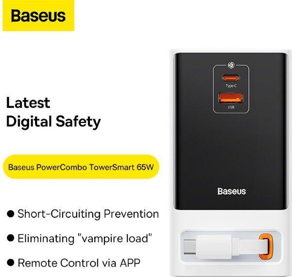 Image du produit Baseus Barrette d'alimentation numérique PowerCombo (65 W)