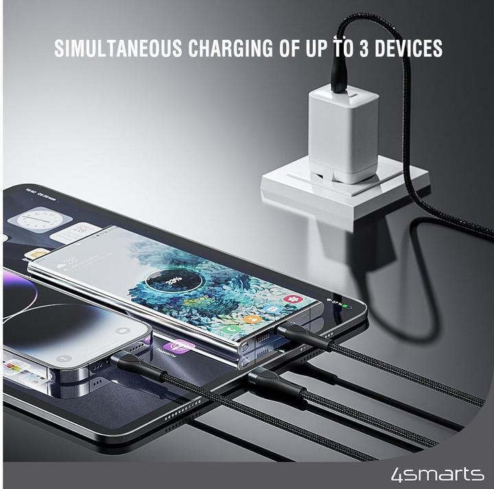 Actual product image 4smarts 3in1 (1.50 m, USB 2.0)