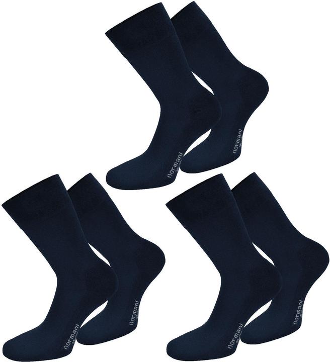 Image du produit Normani 6 paires de chaussettes confort à bord souple et semelle en éponge (paquet de 6, 47 - 50)