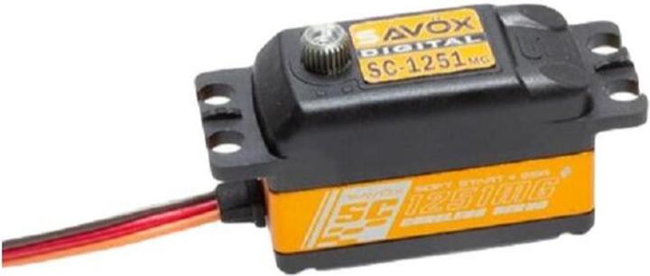 Savöx Low Profile Servo SC-1251MG+ Digital, Metal Gear, 9 kg
