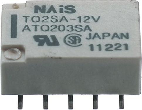 Produktbild Panasonic Signalrelais TQ SMD, 2 Wechsler, DC, 24V, 1A, 2.88kOhm