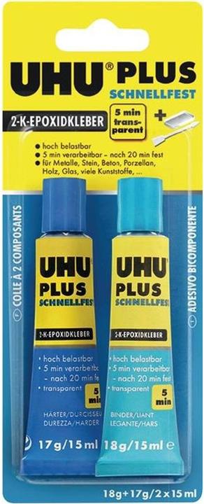 Produktbild UHU 2-Komponenten Epoxidharzklebstoff (15.50 g, 14 ml)