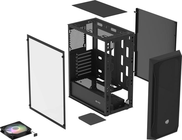 Immagine prodotto Fury Obudowa OBUDOWA SHOBO SH4 RGB MIDI TOWER Z OKNEM CZARNA (ATX, mATX, Mini-ITX)