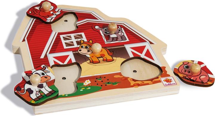 Actual product image Eichhorn Puzzle with sound (5 pieces)
