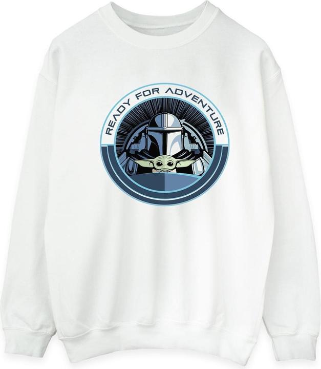 Star Wars The Mandalorian Grogu Ready For Adventure Sweatshirt (S)