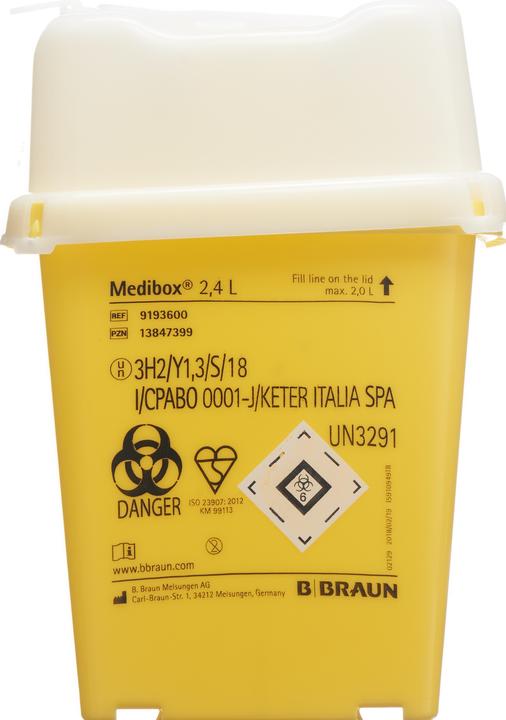 Produktbild DQB X MEDIBOX Kanülensammler 2.4 Liter