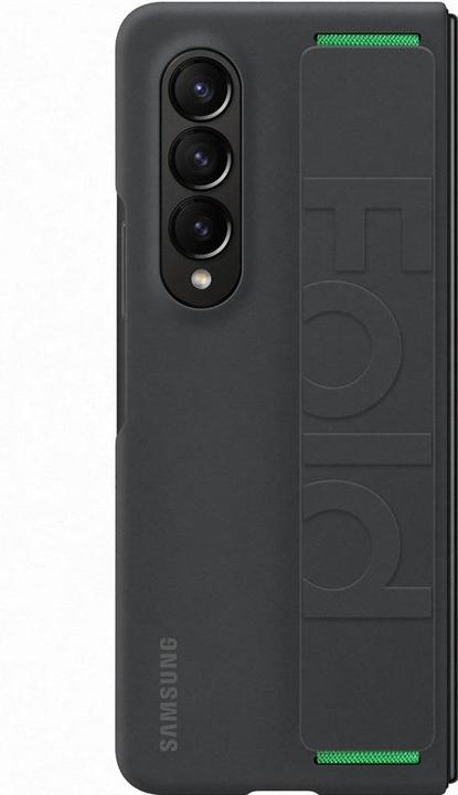 Image du produit Samsung GF936TBE Étui à poignée en silicone pour Galaxy Flip 4, Noir (Noir) (Samsung Galaxy Z Fold4)