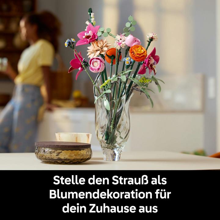 Produktbild LEGO Schöner Rosafarbener Blumenstrauss (10342, LEGO Botanical, LEGO Icons)