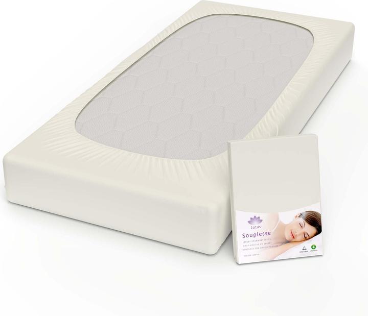 Produktbild Lotus Bettwaren Jersey Fixleintuch Souplesse (120 x 200 cm)