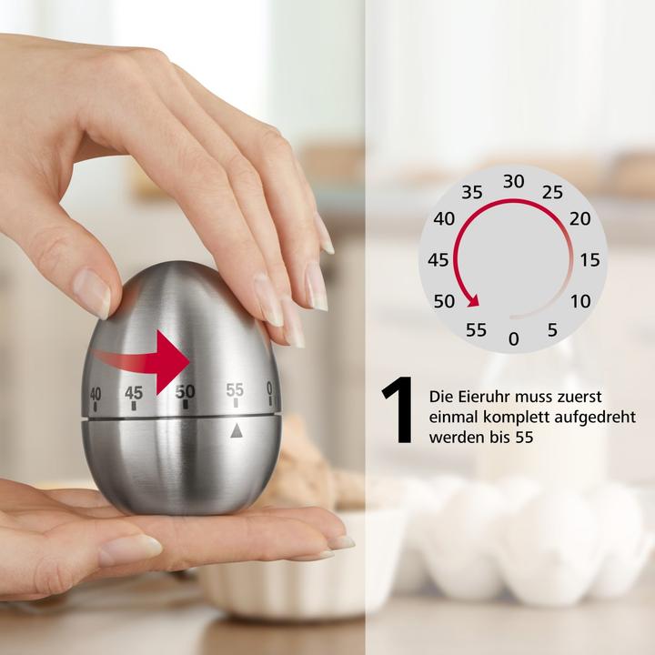 Produktbild Xavax Küchentimer Eieruhr, Edelstahl