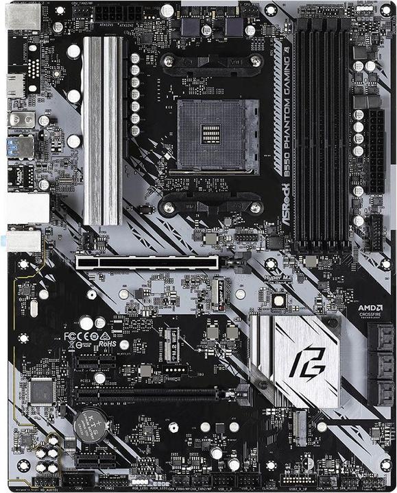 Productafbeelding AsRock B550 Phantom Gaming 4 (AM4, AMD B550, ATX)