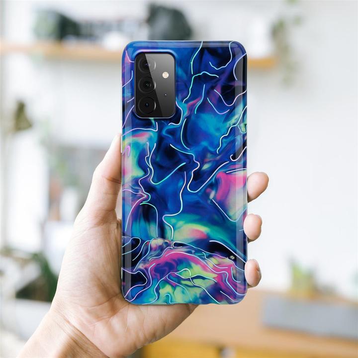 Produktbild Cadorabo IMD TPU Bunter Marmor Cover (Samsung Galaxy A72)