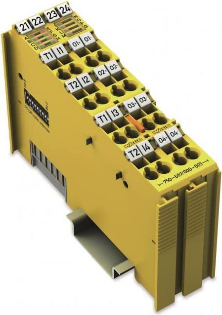 Actual product image Wago 4/4-channel 750-667/000-003 Digital input and output module