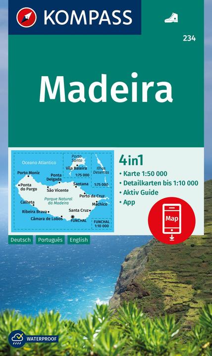 Immagine prodotto Mappa escursionistica 234 Madeira 1:50.000