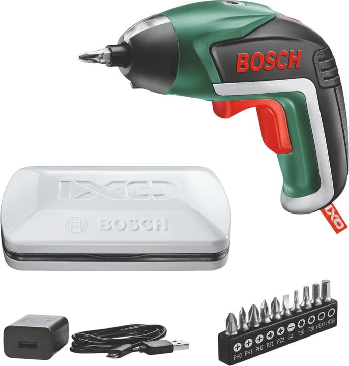 Ladegerät (USB), 10 Standard-Schrauberbits