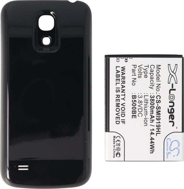 Actual product image AccuCell Battery Samsung Galaxy S4 Mini, B500BU, B500BE