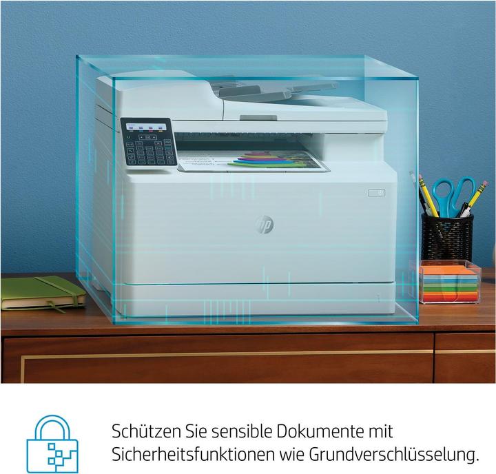 Produktbild HP Color LaserJet Pro MFP M183fw (Laser, Farbe)