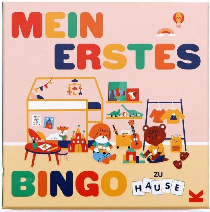 Produktbild 442033 - Mein erstes Bingo: Zu Hause - Brettspiel, für 2-4 Spieler, ab 3 Jahren (DE-Ausgabe) (Deutsch)