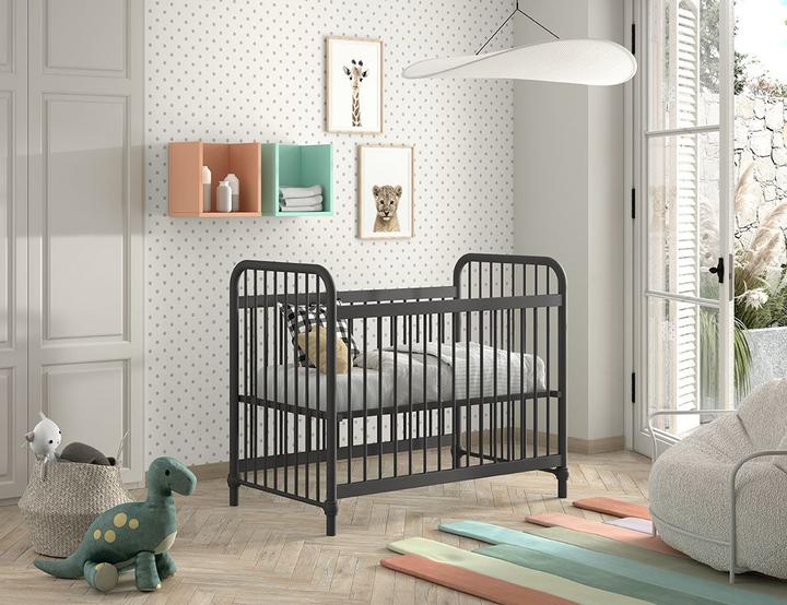 Produktbild Jaxx Bronxx Babybett Schwarz Matte 60X120Cm (60 x 120 cm)