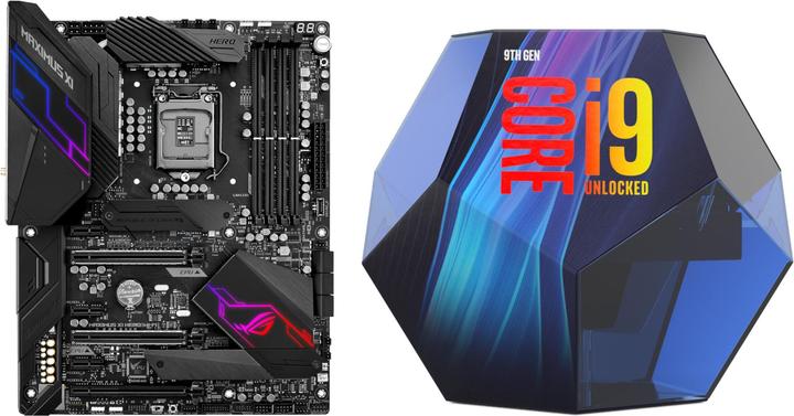 Produktbild ASUS ROG Maximus XI Hero WiFi + i9-9900k