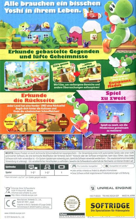 Image du produit Nintendo Yoshis Crafted World (Switch, DE)