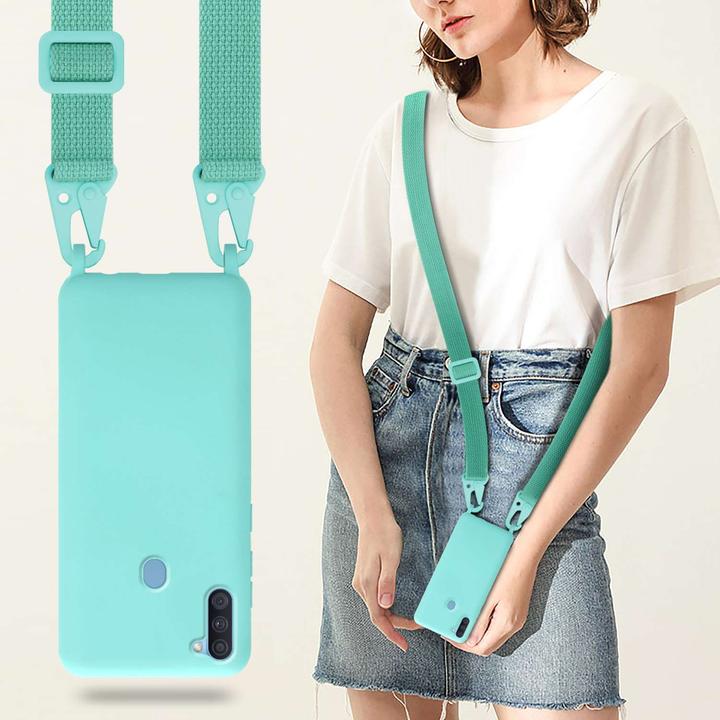 Produktbild Cadorabo TPU Cover Handy Kette Liquid (Samsung Galaxy A11, Samsung Galaxy M11)