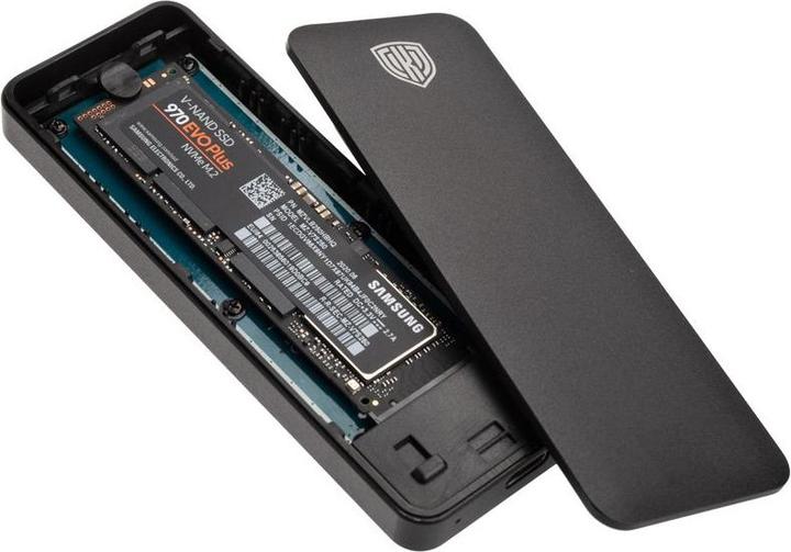 Produktbild Kolink KO-M2UC31 externes Gehäuse für M.2 NVMe SSDs (M.2, M.2 2260, M.2 2242)