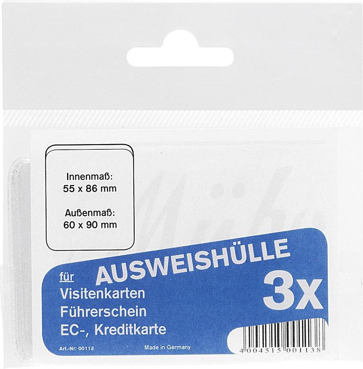 Actual product image Müboplast identity card cover set (3 x)