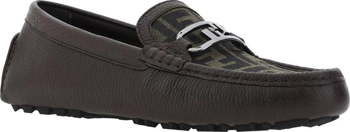 Produktbild Fendi Leather Monogram Loafers (40)