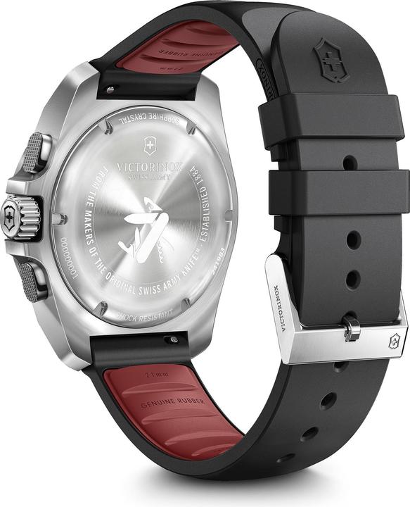 Produktbild Victorinox I.N.O.X. Chrono 43, SIR, BLK dial,BLK rubber str (Chronograph, Taucheruhr, 43 mm)