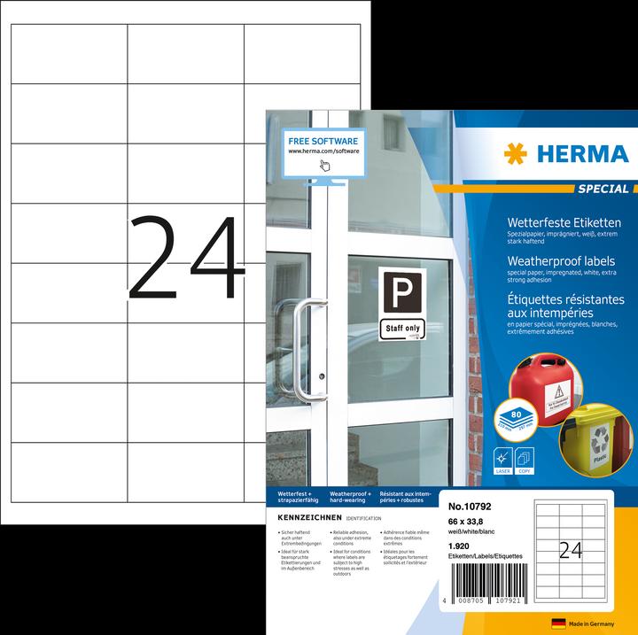 Immagine prodotto HERMA Etichette resistenti alle intemperie A4