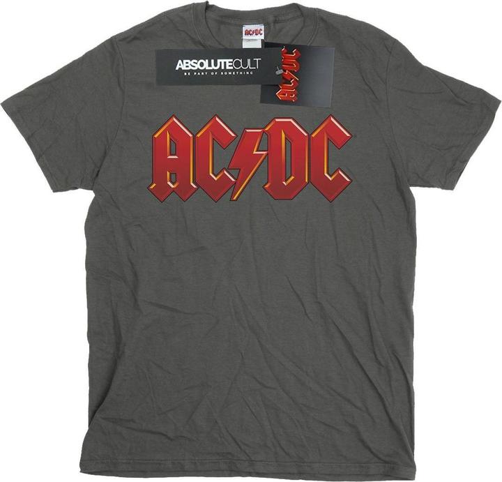 Actual product image AC/DC Mens Dark Red Logo T-Shirt (L)