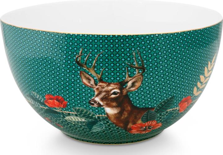 Actual product image PIP Studio Winter Wonderland Bowl deer green 18 cm (1 x)