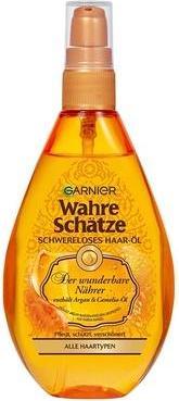 Garnier Tesori, olio leggero per capelli, cura dei capelli con olio di argan del Marocco, capelli secchi (150 ml)