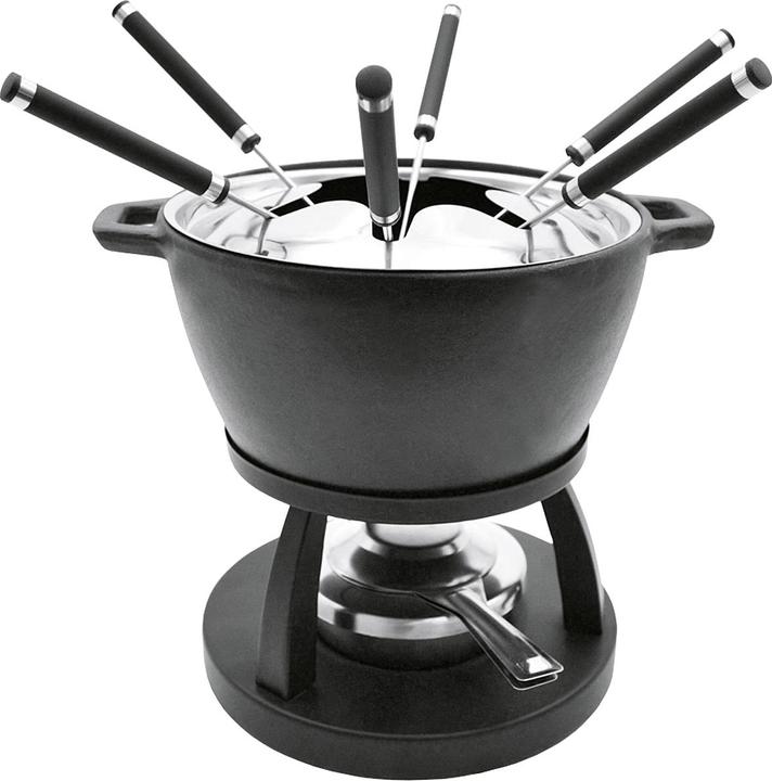 Mäser Fondue set cast iron 10pcs. (Fondue Bourguignonne)