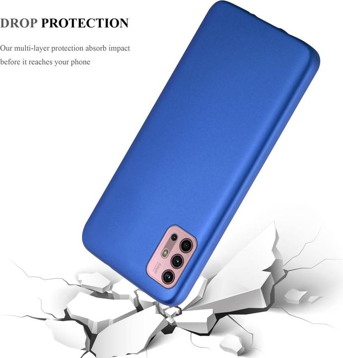 Image du produit Cadorabo TPU Matt Metallic Cover (Motorola Moto G10, Motorola Moto G30)