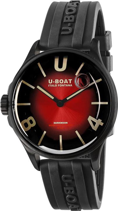 Actual product image U-Boat 9501 Darkmoon Red PVD Soleil Men's Watch 40mm 5ATM (Analogue wristwatch, 40 mm)