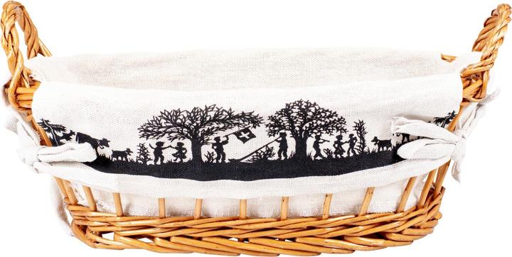 Actual product image Kadastar Bread Basket Mountain Chilibi Light Brown/Black/White