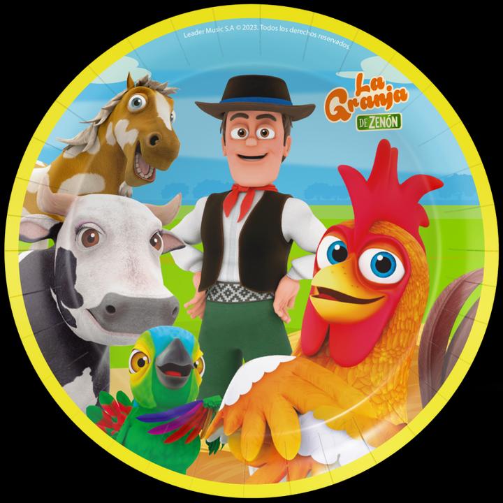 Produktbild Been Smile Zenons Bauernhof Party Teller