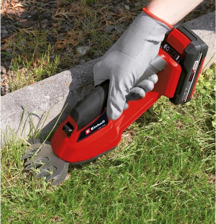 Actual product image Einhell cordless grass and shrub shears (Cordless hedgecutters)